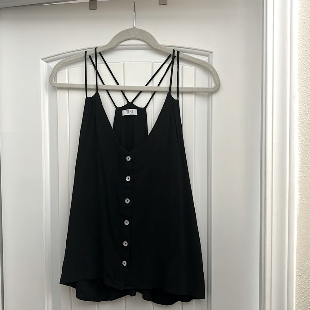 Tobi black tank top